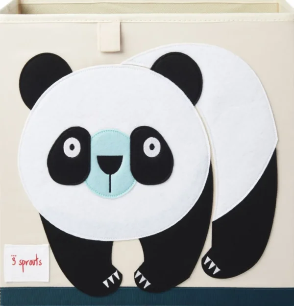 3 Sprouts Storage Box - Panda Clearance