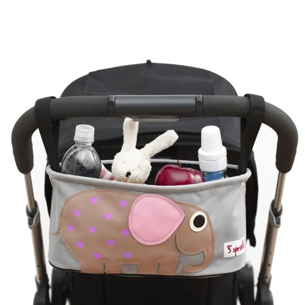 3 Sprouts Stroller Organizer - Elephant Outlet