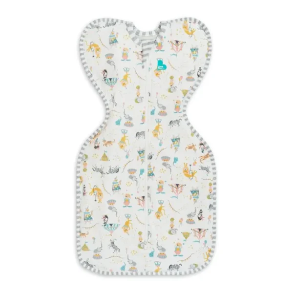 Love to Dream Swaddle Up™ 1.0 TOG Circus White - Designer Collection - NEWBORN New