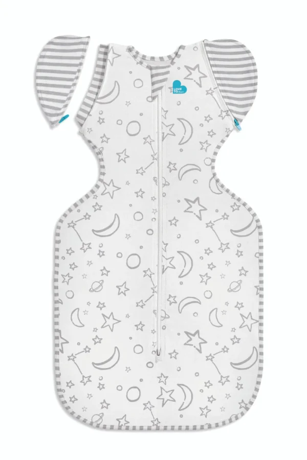 Love to Dream Swaddle Up™ Transition Bag Bamboo Original 1.0 TOG Stars and Moon Crea Clearance