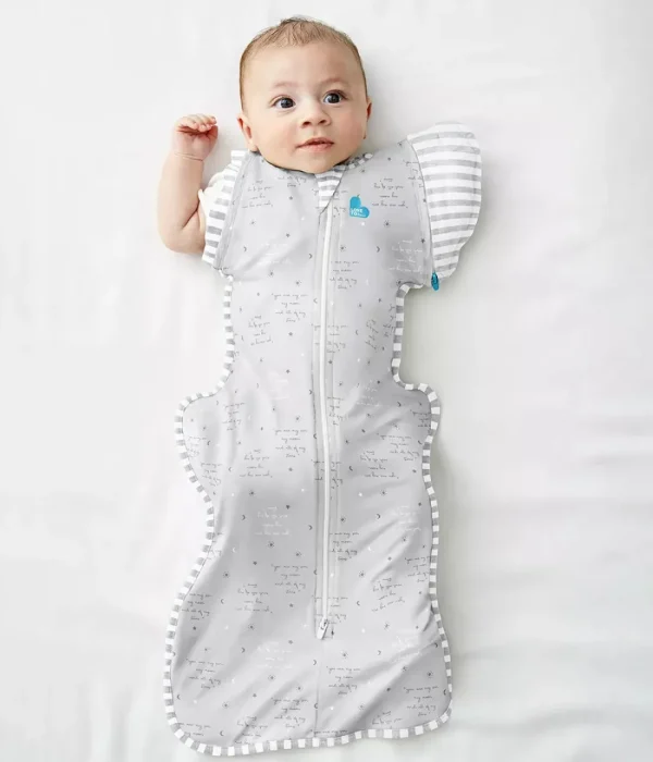 Love to Dream Swaddle Up™ Transition Bag Lite 0.2 TOG Gray You Are My - MEDIUM Best