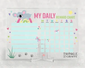 Twinkle u0026 Giraffe Sweet Koala Acrylic Reward Chart Sale