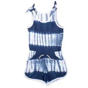 Shade Critters Terry Tie Dye Romper - Navy New