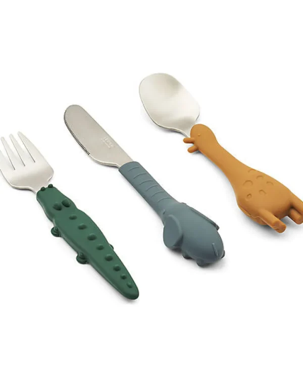 Liewood Tove Cutlery Set - Golden Caramel Mix Best