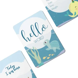 Twinkle u0026 Giraffe Under the Sea Baby Milestone Cards - Set of 25 Best