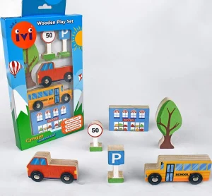 IVI World Wooden Around Town Playset Online