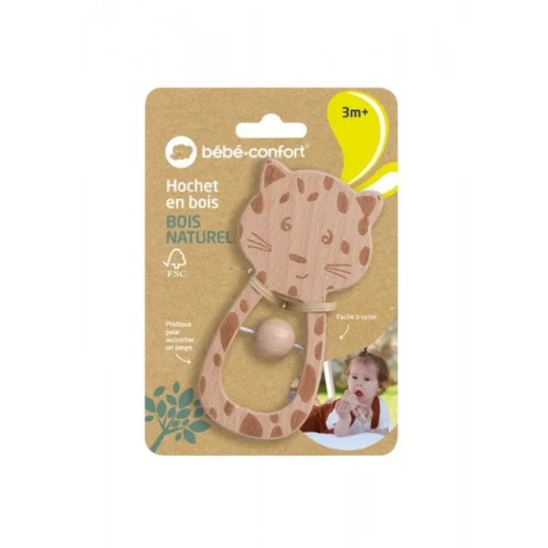 Bebe Confort Wooden Leopard Rattle Outlet