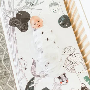 Rookie Humans Woodland Dreams - Crib Fitted Sheet Clearance