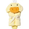 Elegant Baby Yellow Duckie Hooded Baby Bath Wrap Clearance