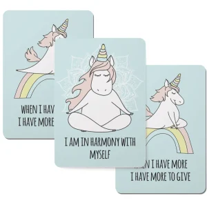 Twinkle u0026 Giraffe Yoga Unicorn Affirmation Cards - Set of 20 Outlet