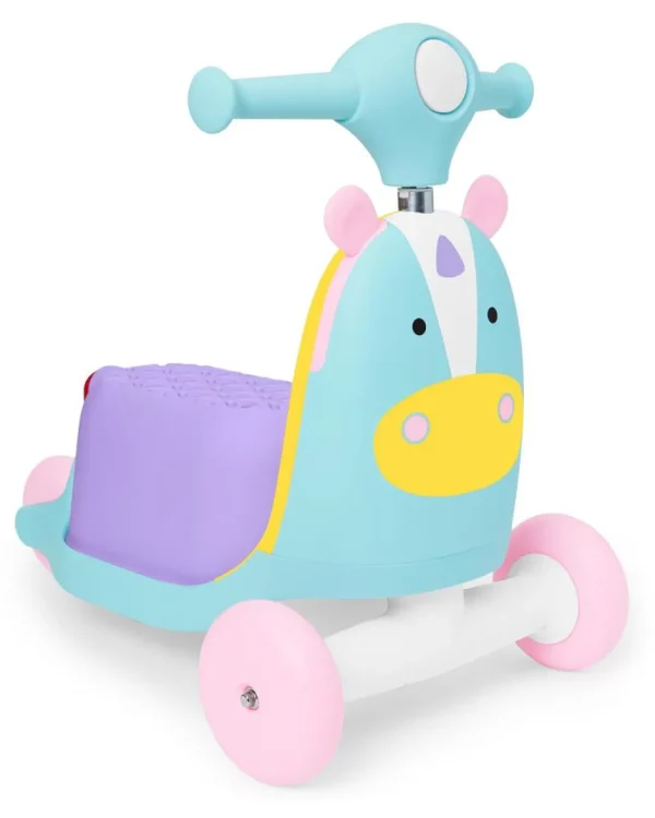 Skip Hop Zoo 3-in-1 Ride On Toy - Unicorn Fashion