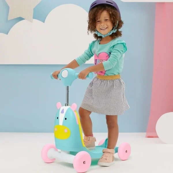 Skip Hop Zoo 3-in-1 Ride On Toy - Unicorn Fashion