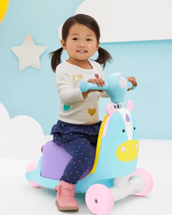 Skip Hop Zoo 3-in-1 Ride On Toy - Unicorn Fashion