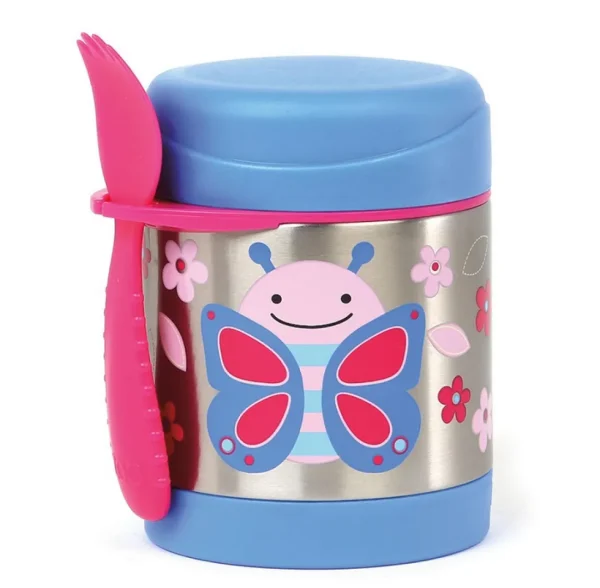 Skip Hop Zoo Insulated Little Kid Food Jar - Butterfly Online