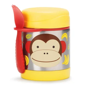 Skip Hop Zoo Insulated Little Kid Food Jar - Monkey Clearance