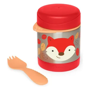 Skip Hop Zoo Insulated Little Kid Food Jar - Fox Clearance