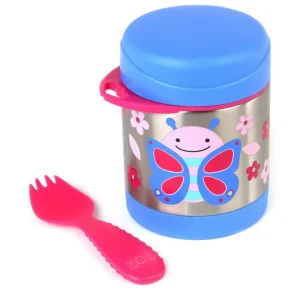 Skip Hop Zoo Insulated Little Kid Food Jar - Butterfly Online