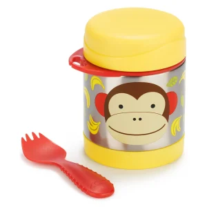 Skip Hop Zoo Insulated Little Kid Food Jar - Monkey Clearance