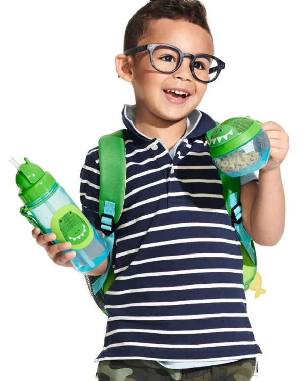 Skip Hop Zoo Straw Bottle - Crocodile Fashion