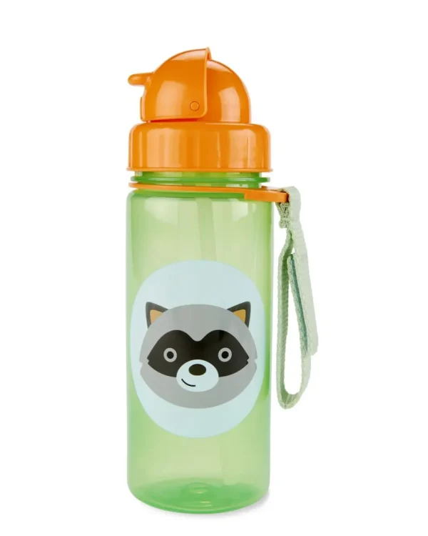 Skip Hop Zoo Straw Bottle - Raccoon Sale