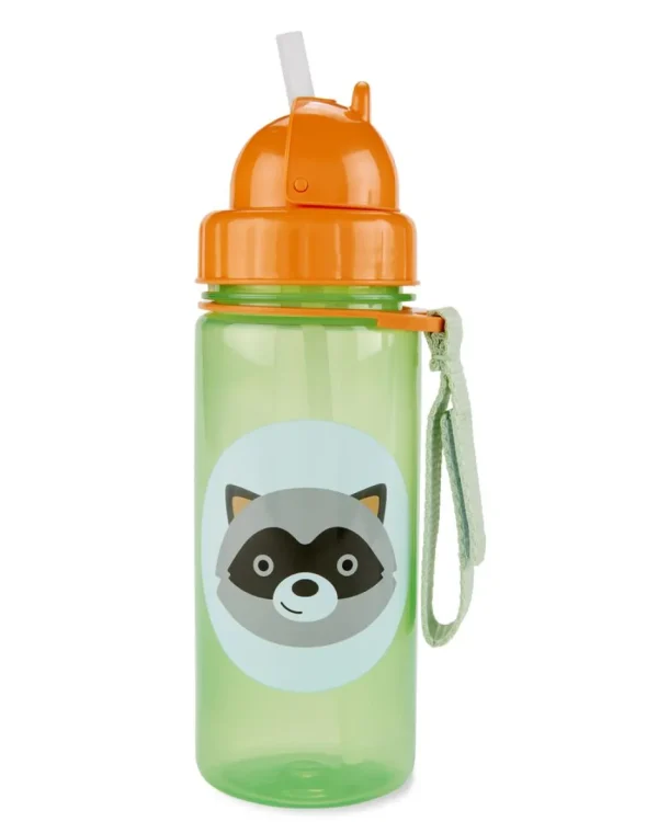 Skip Hop Zoo Straw Bottle - Raccoon Sale