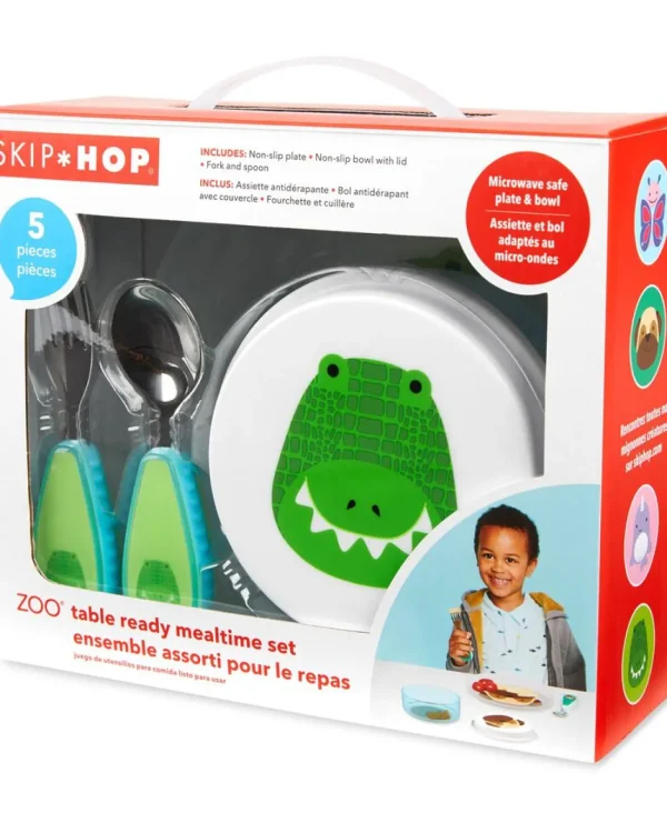 Skip Hop ZOO Table Ready Mealtime Set - Crocodile Discount