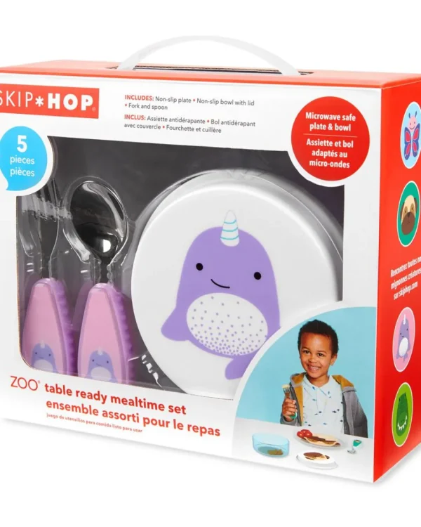 Skip Hop ZOO Table Ready Mealtime Set - Narwhal Sale