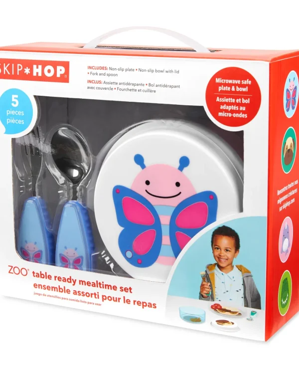 Skip Hop ZOO Table Ready Mealtime Set - Butterfly New