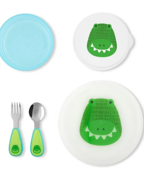 Skip Hop ZOO Table Ready Mealtime Set - Crocodile Discount