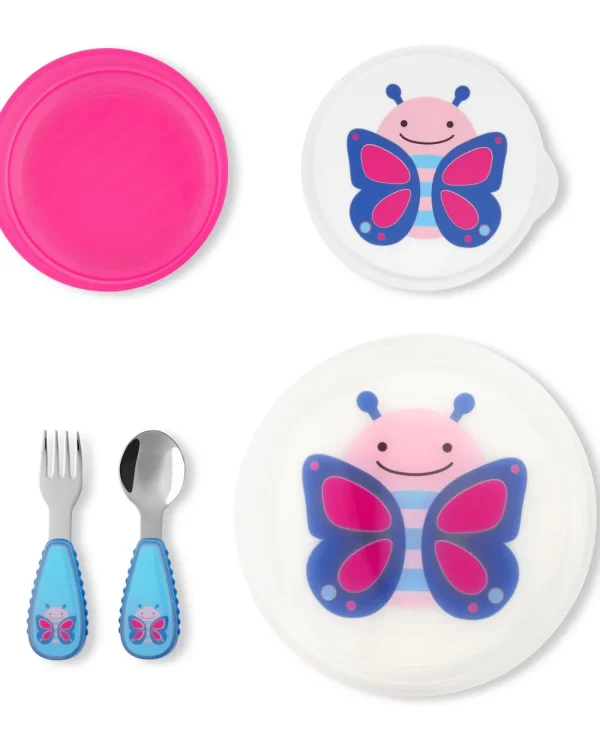 Skip Hop ZOO Table Ready Mealtime Set - Butterfly New